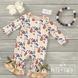Pete + Lucy Fun in the Forest Girls Romper